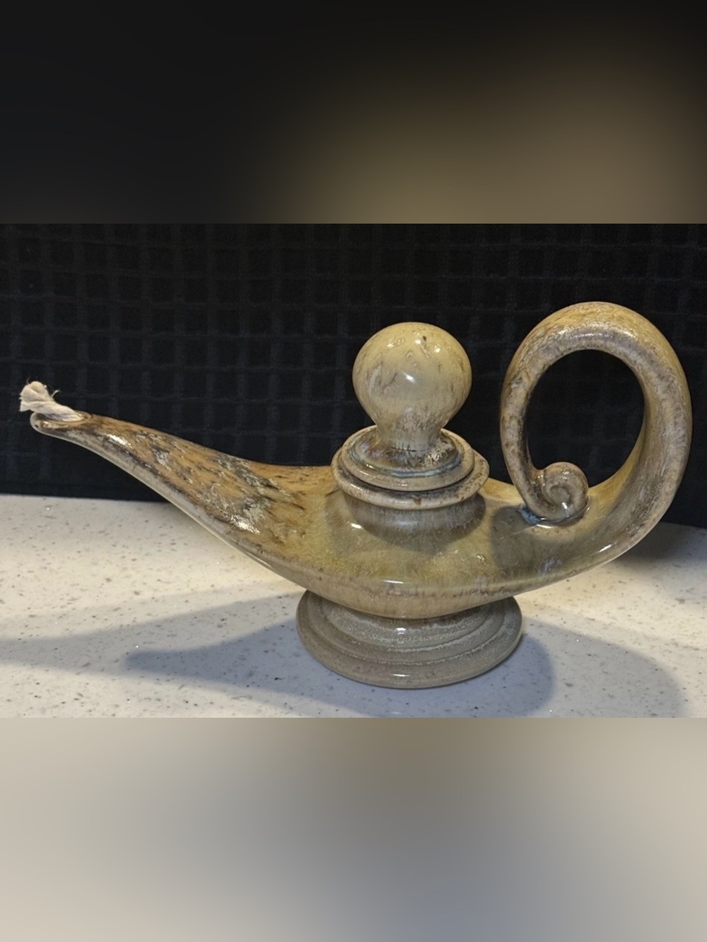 1970's Vintage MCM Bill & Vive Mohl Studio Art
Pottery Genie Oil Lamp -Signed - Picture 2 of 9